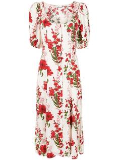 Reformation платье миди Beechwood с цветочным принтом