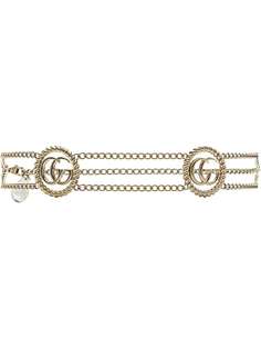 Gucci цепочный пояс с монограммой