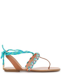 Aquazzura декорированные сандалии