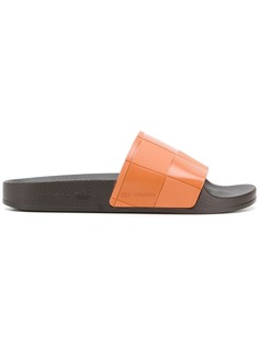 adidas by Raf Simons шлепанцы Adilette в шашечку