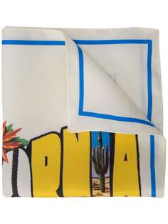 Amélie Pichard шарф с принтом открытки California