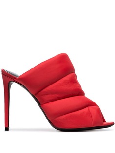 Nicholas Kirkwood мюли с обивкой на высоком каблуке