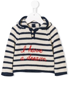 Oeuf вязаный свитер в полоску