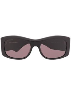 Balenciaga Eyewear солнцезащитные очки в массивной оправе с логотипом