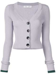Proenza Schouler White Label укороченный кардиган тонкой вязки в рубчик