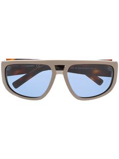 Dsquared2 Eyewear массивные солнцезащитные очки с затемненными линзами