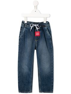 Msgm Kids джинсы с эффектом потертости