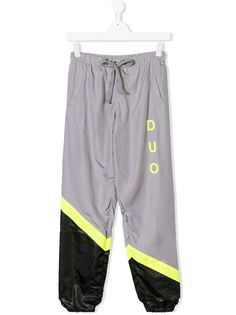 DUOltd TEEN colour block track pants