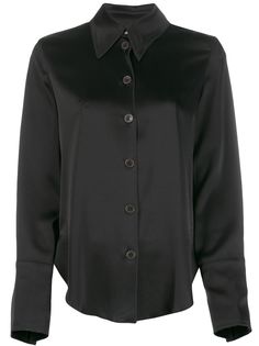 Nanushka атласная рубашка