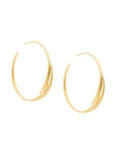 Wouters & Hendrix круглые серьги My Favourite в виде бамбуковых листьев