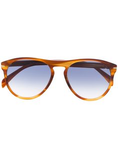 DAVID BECKHAM EYEWEAR солнцезащитные очки-авиаторы