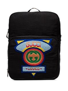 Gucci рюкзак с нашивкой логотипа