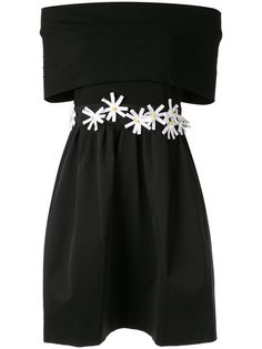 Paule Ka платье с открытыми плечами и цветочным принтом