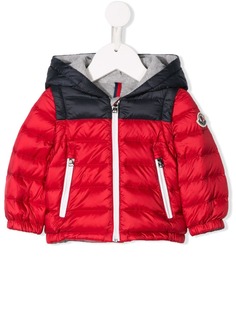 Moncler Kids пуховик с капюшоном