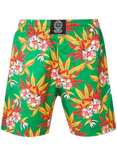 Sss World Corp плавательные шорты с цветочным принтом