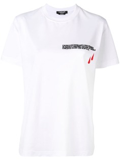 Calvin Klein 205W39nyc футболка с вышитым логотипом
