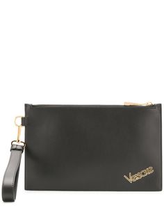 Versace клатч с логотипом