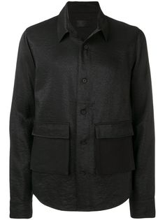 RtA куртка-рубашка с мятым эффектом