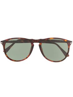 Persol солнцезащитные очки в круглой оправе