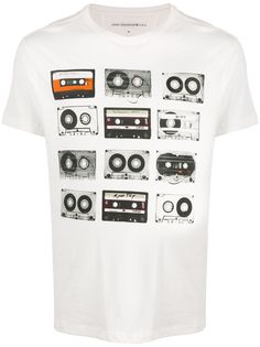 John Varvatos футболка с принтом Tapes