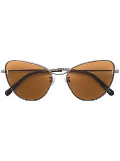 Stella McCartney Eyewear "солнцезащитные очки в массивной оправе ""кошачий глаз"""