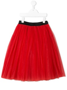 Dolce & Gabbana Kids ярусная юбка из тюля