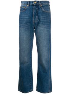 Victoria Victoria Beckham прямые джинсы с эффектом потертости