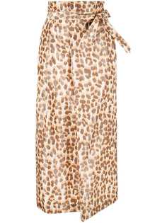 Rochas юбка прямого кроя с узлом