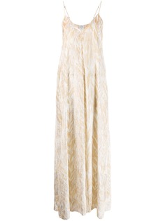 Forte Forte платье макси с принтом