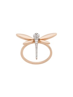 Anapsara кольцо Dragonfly из розового золота с бриллиантами
