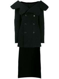 Yohji Yamamoto Pre-Owned бушлат с оборками