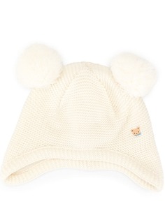 Familiar шапка с помпонами