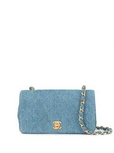 Chanel Pre-Owned джинсовая сумка на плечо 85-93-х годов с цепочкой