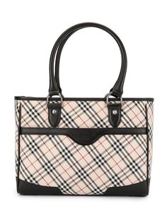 Burberry Pre-Owned сумка-тоут в клетку Classic Check