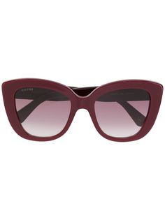 Gucci Eyewear солнцезащитные очки в массивной оправе