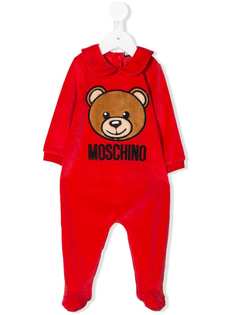 Moschino Kids пижама Teddy Bear с вышитым логотипом