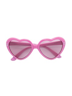 Stella McCartney Kids солнцезащитные очки в оправе с форме сердца