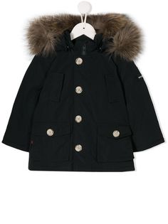 Woolrich Kids пуховик с капюшоном