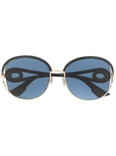 Dior Eyewear затемненные солнцезащитные очки