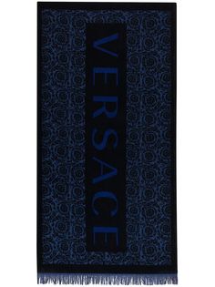 Versace пляжное полотенце с логотипом