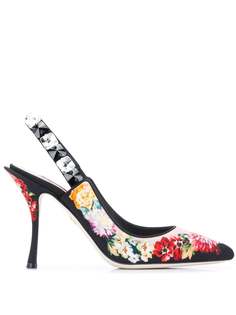 Dolce & Gabbana туфли Lori с ремешком на пятке