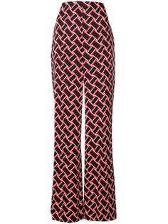 DVF Diane von Furstenberg широкие брюки Erica