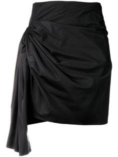Givenchy короткая юбка с драпировками