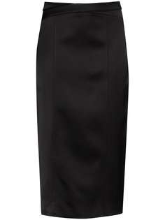 GAUGE81 атласная юбка миди Soledad