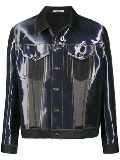 Zilver джинсовая куртка с абстрактным принтом