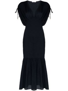 Marysia платье миди Monterey с V-образным вырезом