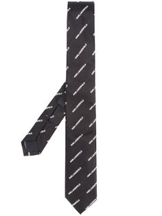 Karl Lagerfeld галстук с вышитым логотипом