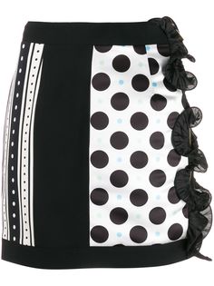 Emanuel Ungaro Pre-Owned юбка мини в горох