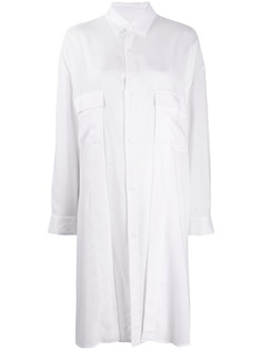 Yohji Yamamoto удлиненная рубашка