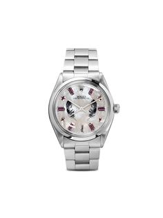 Jacquie Aiche кастомизированные наручные часы Rolex Oyster Perpetual 40 мм